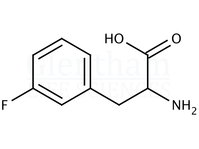 Structure for m-Fluoro-DL-phenylalanine (456-88-2)