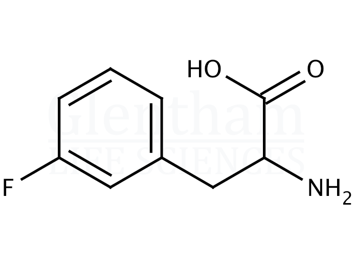 Structure for  m-Fluoro-DL-phenylalanine  (456-88-2)
