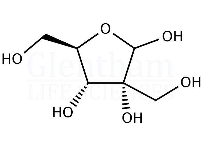 2-C-Hydroxymethyl-D-ribose Structure
