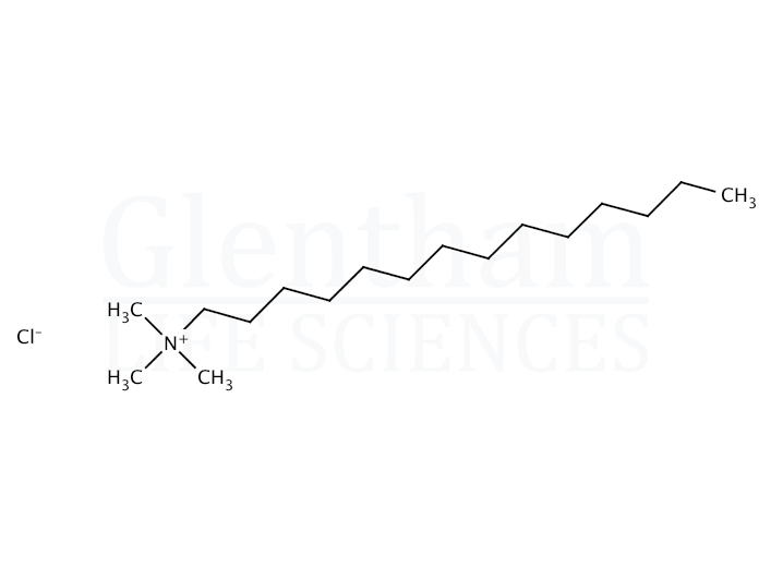 Structure for  Tetradecyltrimethylammonium chloride  (4574-04-3)