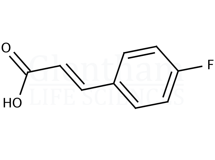 Structure for 4-Fluorocinnamic acid