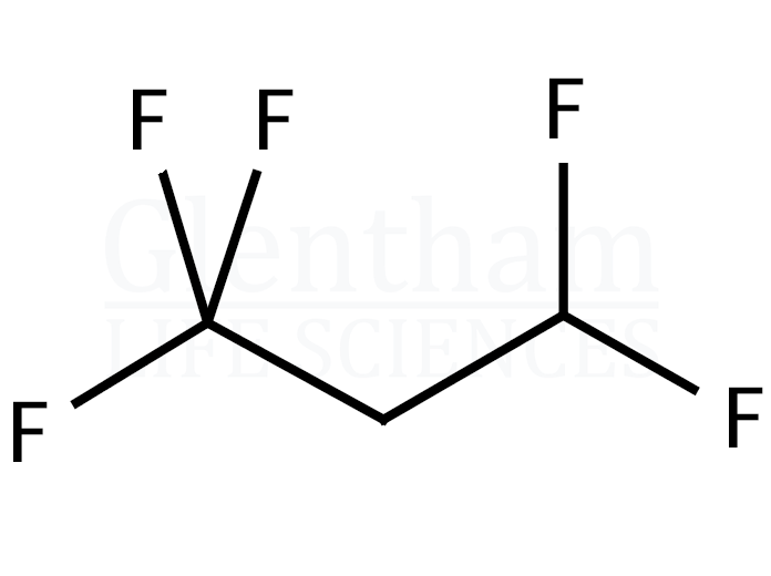 1,1,1,3,3-Pentafluoropropane Structure