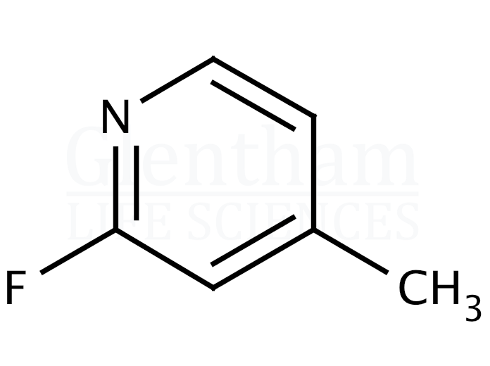 2-Fluoro-4-methylpyridine (2-Fluoro-4-picoline) Structure