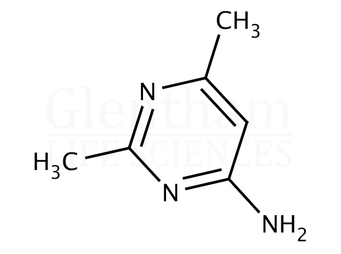 4-Amino-2,6-dimethylpyrimidine Structure
