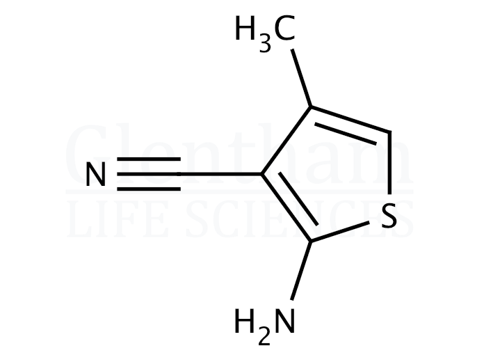 2-Amino-3-cyano-5-methylthiophene Structure