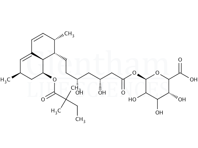 Simvastatin acyl-b-D-glucuronide Structure