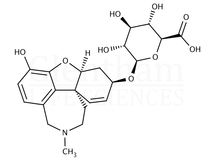 O-Desmethyl galanthamine b-D-glucuronide Structure