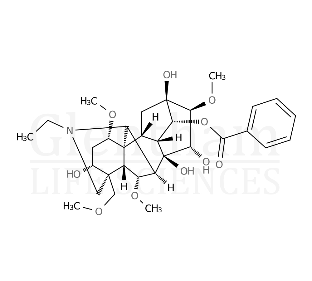 Structure for 14-Benzoylaconine