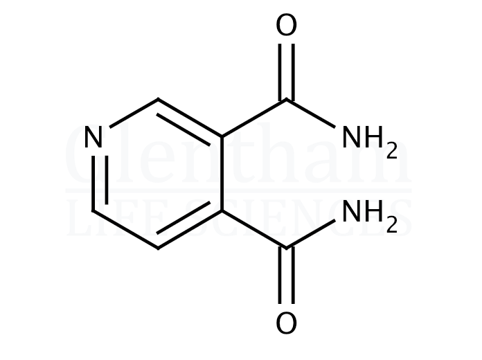 3,4-Pyridinedicarboxamide Structure