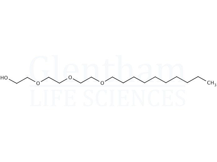 Triethylene glycol monodecyl ether Structure
