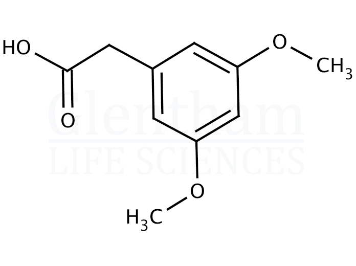 3,5-Dimethoxyphenylacetic acid Structure
