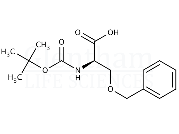 Structure for Boc-D-Ser(Bzl)-OH  