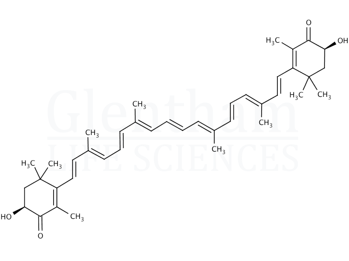 Structure for Astaxanthin (472-61-7)