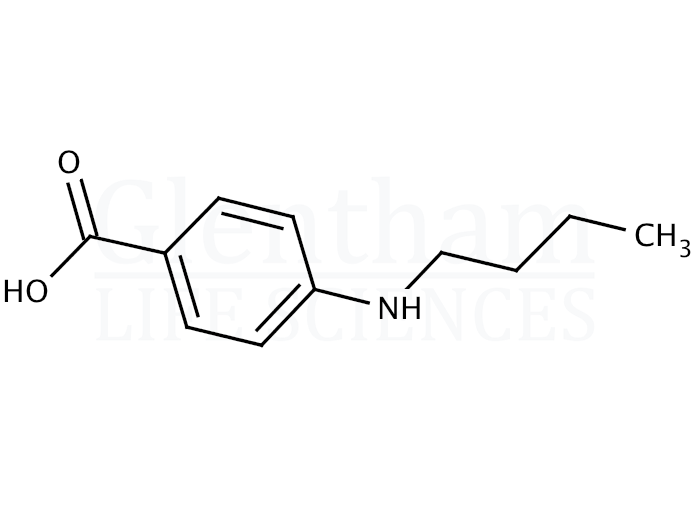 Structure for 4-(Butylamino)benzoic acid  (4740-24-3)