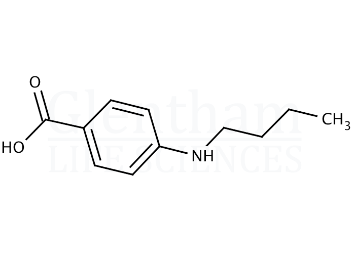 Structure for 4-(Butylamino)benzoic acid 