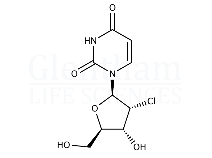 2''-Chloro-2''-deoxyuridine Structure