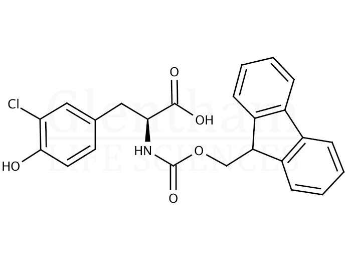 Fmoc-3-chloro-L-tyrosine Structure