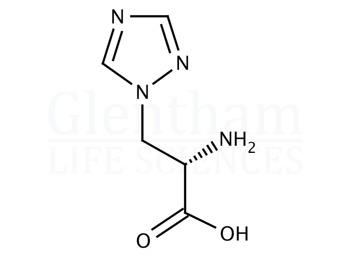 Structure for 3-(1,2,4-Triazol-1-yl)-L-alanine (4819-36-7)