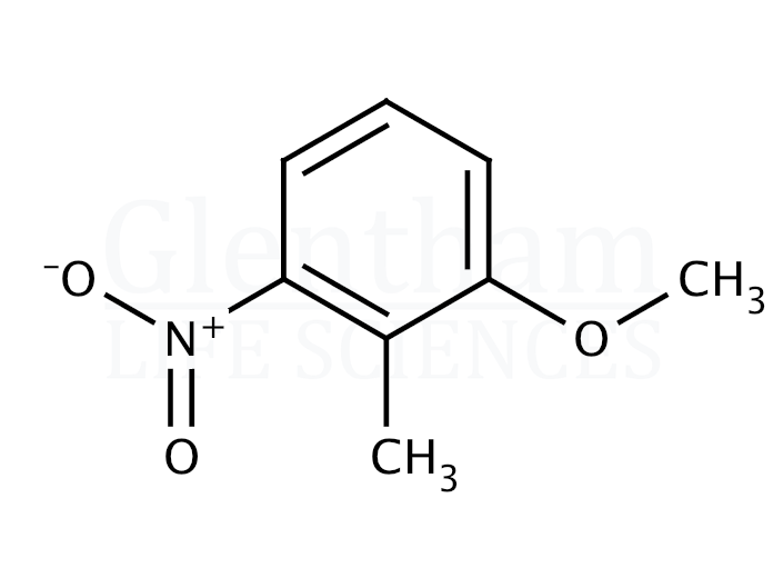 Structure for 2-Methyl-3-nitroanisole (2-Methoxy-6-nitrotoluene)