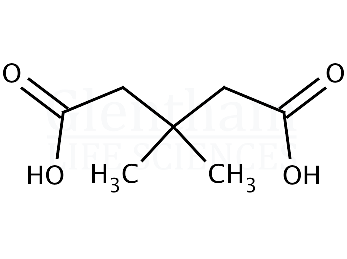 3,3-Dimethylglutaric acid Structure