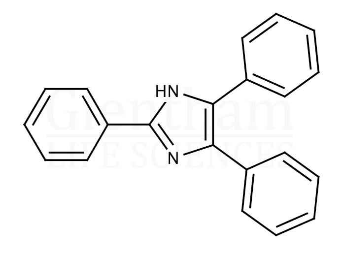 Structure for 2,4,5-Triphenylimidazole  (484-47-9)