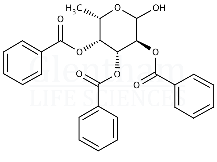 Structure for 2,3,4-Tri-O-benzoyl-L-fucopyranose