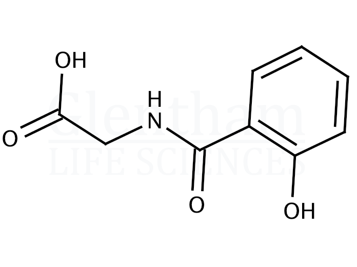 2-Hydroxyhippuric acid Structure