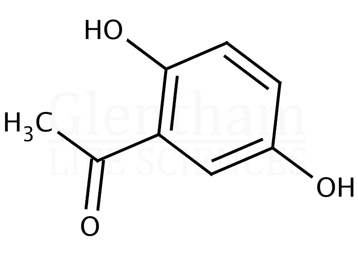 2'',5''-Dihydroxyacetophenone Structure