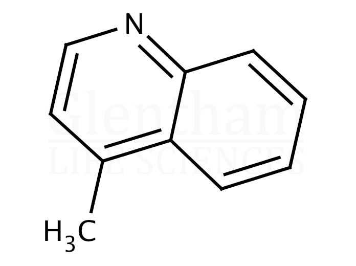 Structure for Lepidine (4-Methylquinoline) (491-35-0)