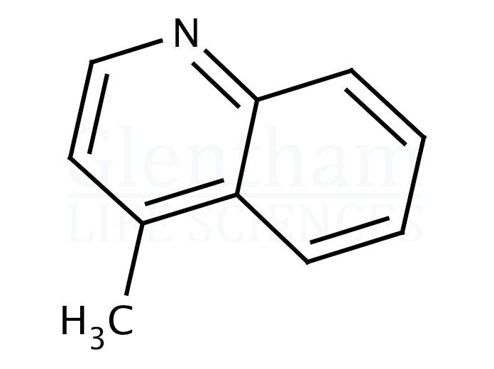 Structure for  Lepidine (4-Methylquinoline)  (491-35-0)