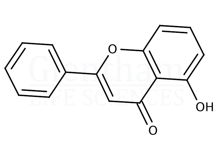 5-Hydroxyflavone Structure