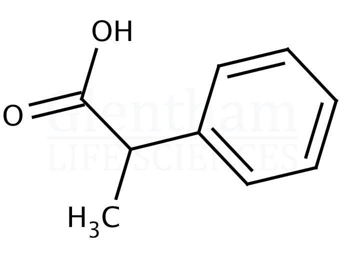 Structure for  2-Phenylpropionic acid   (492-37-5)