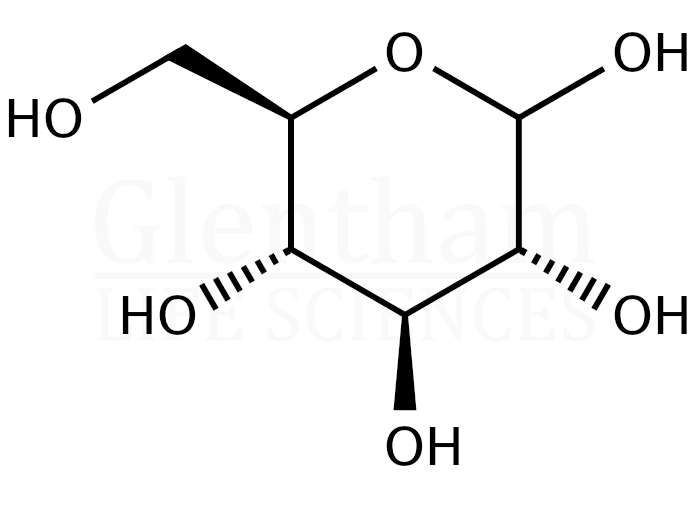 Structure for D-(+)-Glucose, anhydrous (50-99-7)