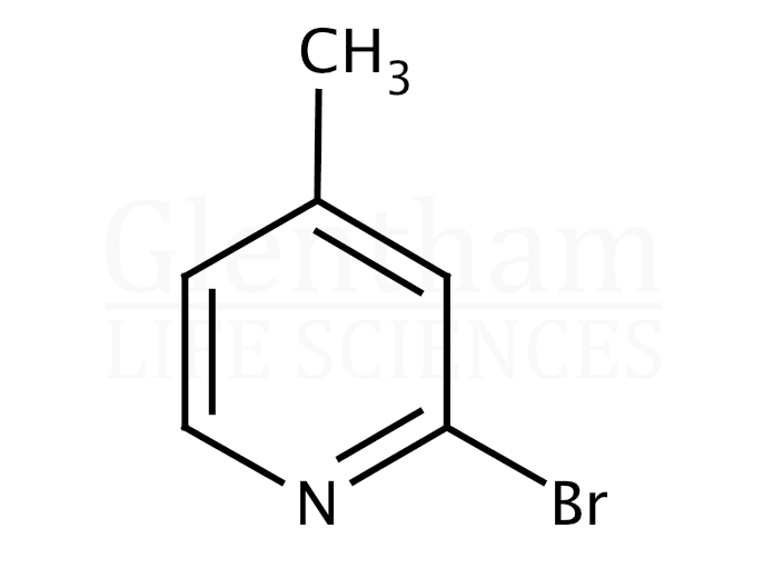 2-Bromo-4-methylpyridine (2-Bromo-4-picoline) Structure