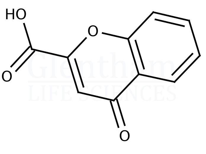 Structure for Chromone-2-carboxylic acid (4-Oxo-4H-1-benzopyran-2-carboxylic acid)
