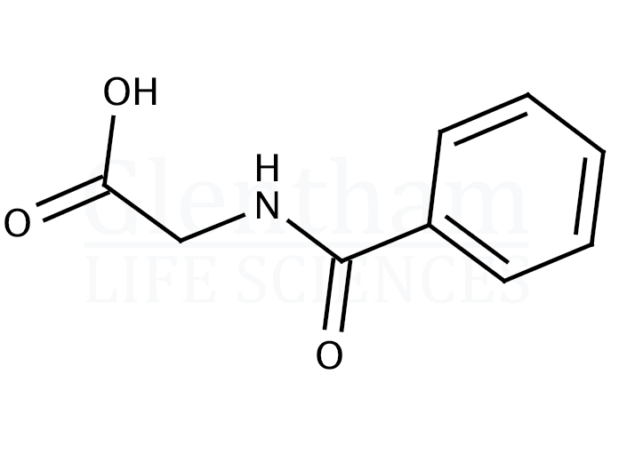 Structure for Hippuric acid (495-69-2)