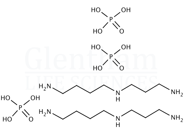 Spermidine phosphate hexahydrate Structure