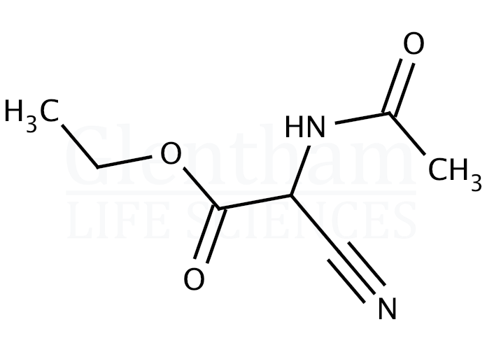 Structure for Ethyl acetamidocyanoacetate 