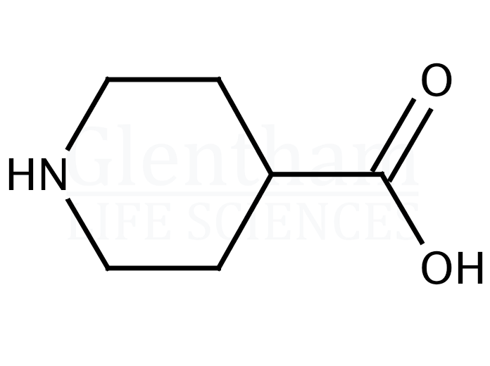 Isonipecotic acid (Piperidine-4-carboxylic acid) Structure