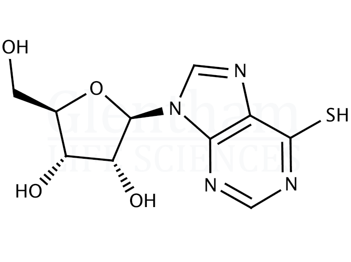 Structure for 6-Thioinosine