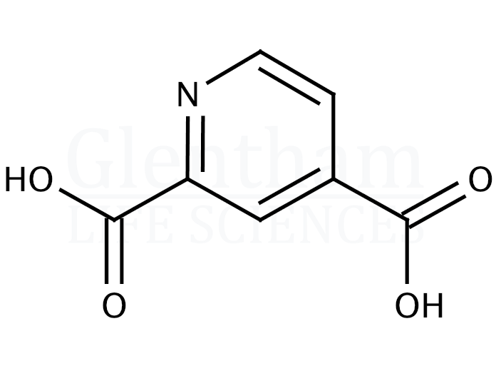 2,4-Pyridinedicarboxylic acid Structure