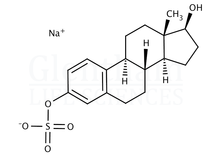 β-Estradiol 3-sulfate sodium salt  Structure