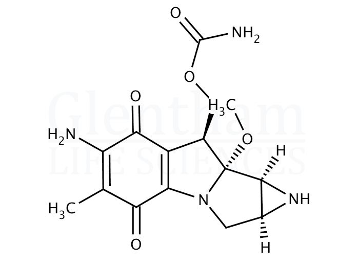 Mitomycin C, 4% (with sodium chloride) Structure