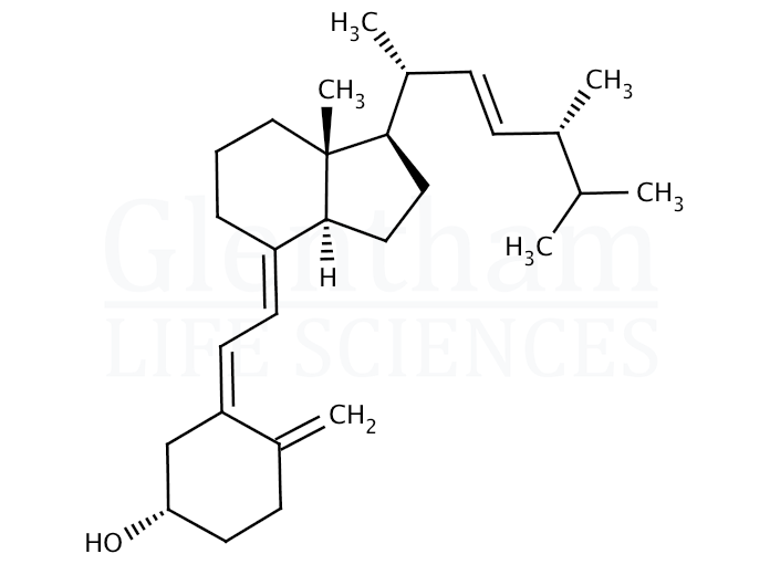 Structure for Vitamin D2, Ph. Eur. grade (50-14-6)