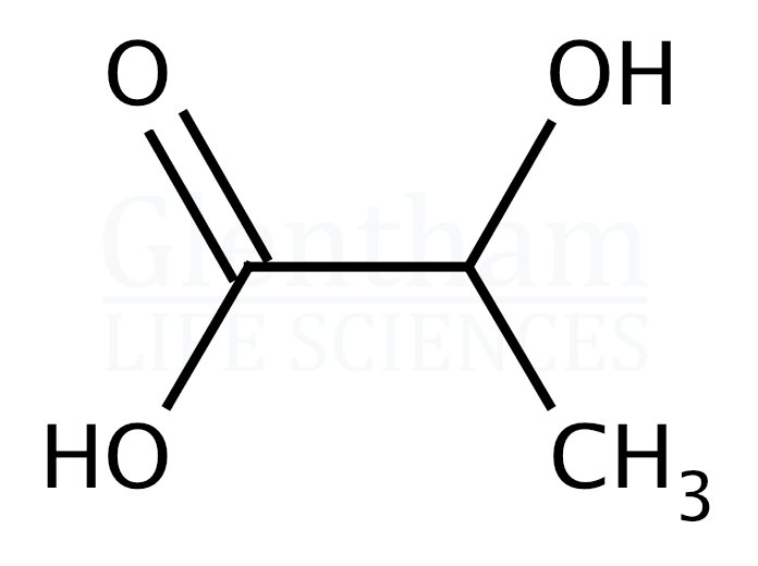 Structure for Lactic acid, 30% solution (50-21-5)