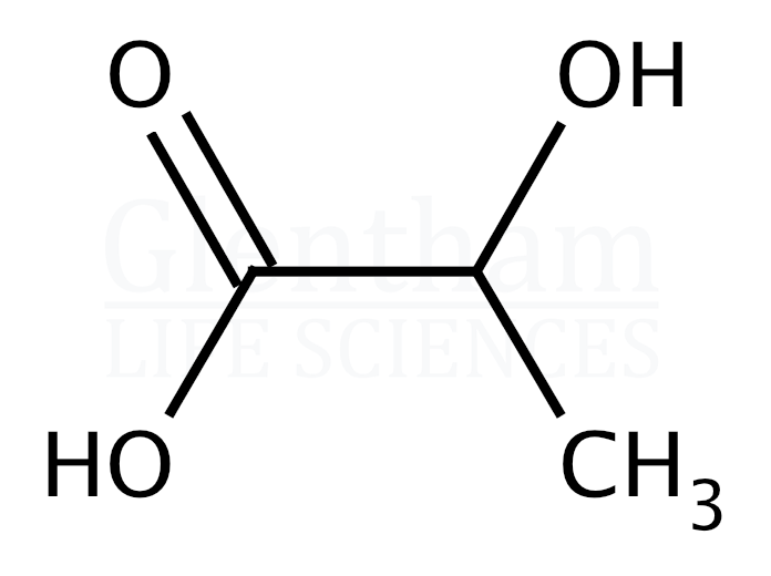 Lactic acid, 30% solution Structure