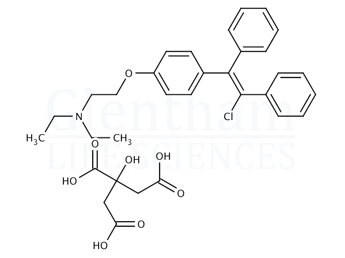 Structure for Clomiphene citrate