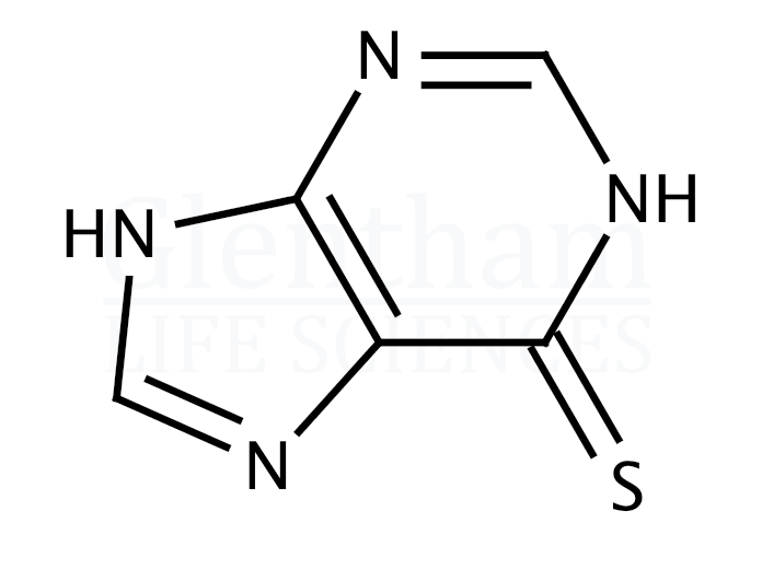 6-Mercaptopurine Structure
