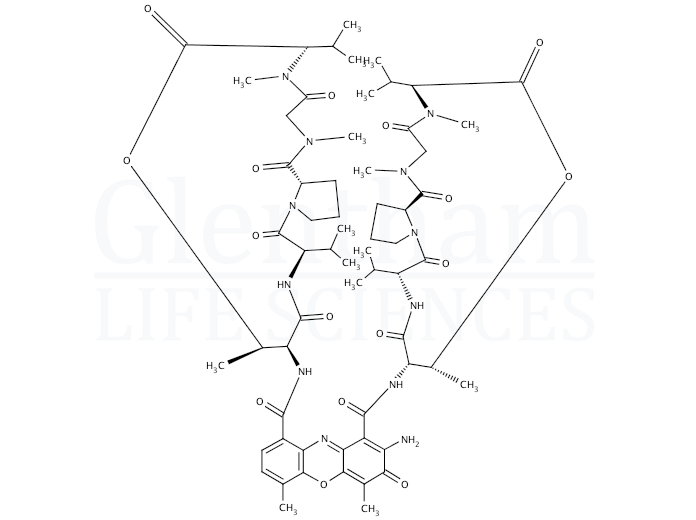 Large structure for Actinomycin D, GlenCell, suitable for cell culture, USP grade (50-76-0)