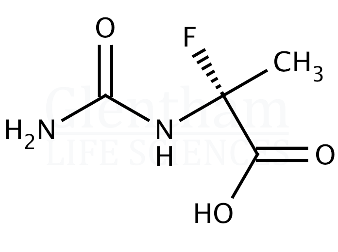 N-Carbamoyl-2-fluoro-β-alanine Structure